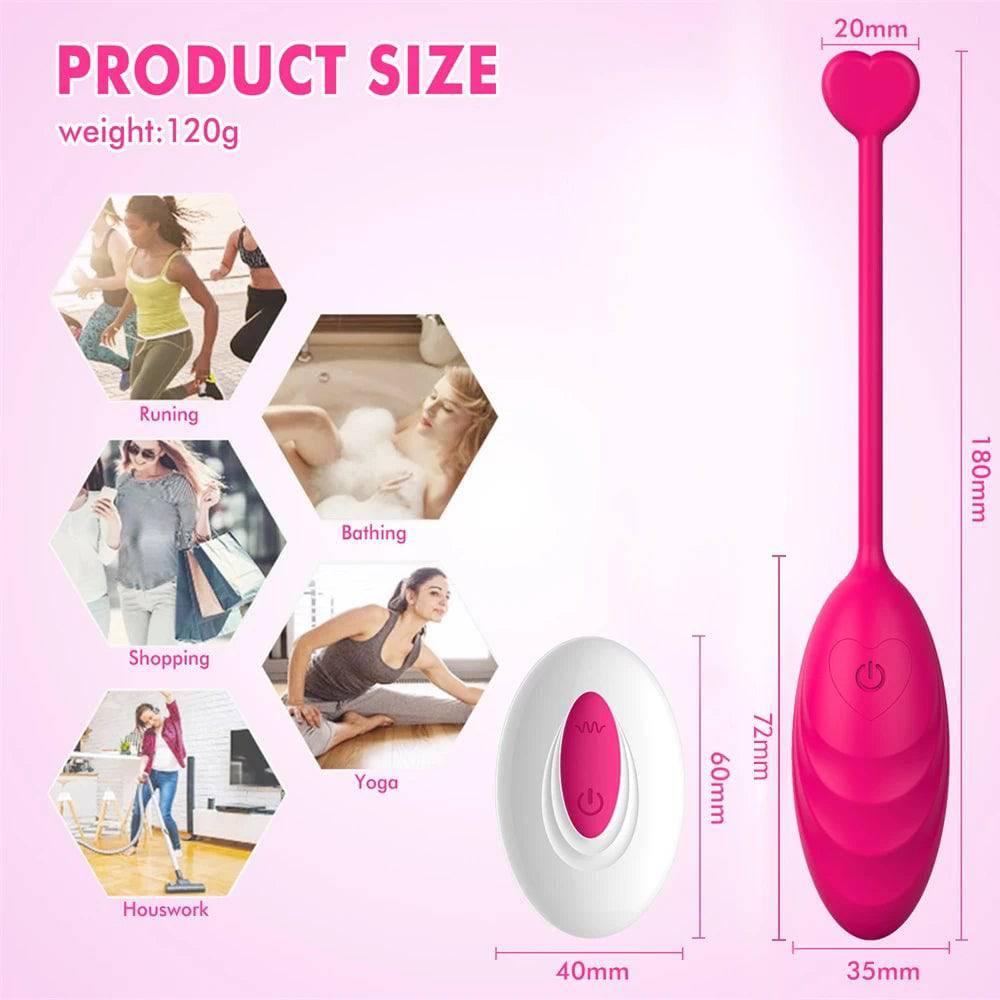 Wireless Remote Control Vibrating Egg: Clitoral Stimulator for Women - Passion Pulse Adult