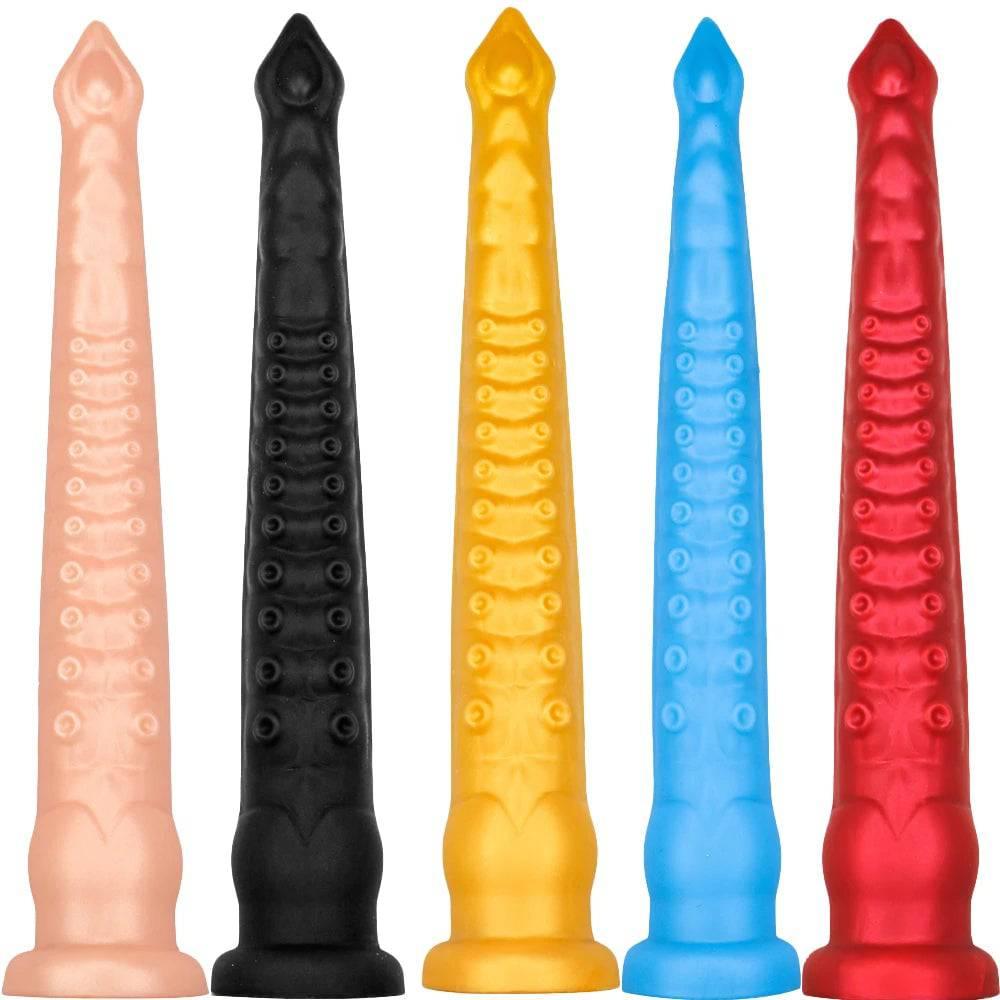 22-Inch Long Tentacle Anal Plug – Huge Liquid Silicone Butt Plug with Suction Cup - Passion Pulse Adult