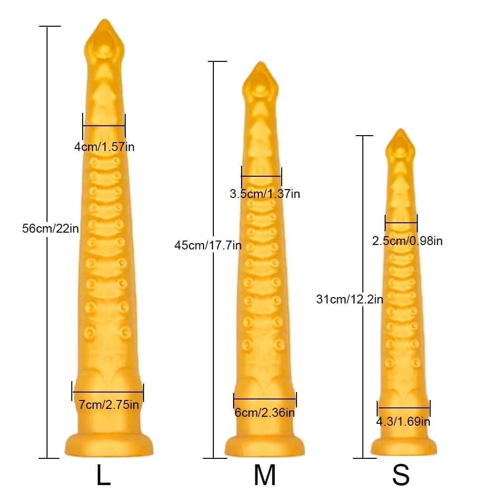 22-Inch Long Tentacle Anal Plug – Huge Liquid Silicone Butt Plug with Suction Cup - Passion Pulse Adult