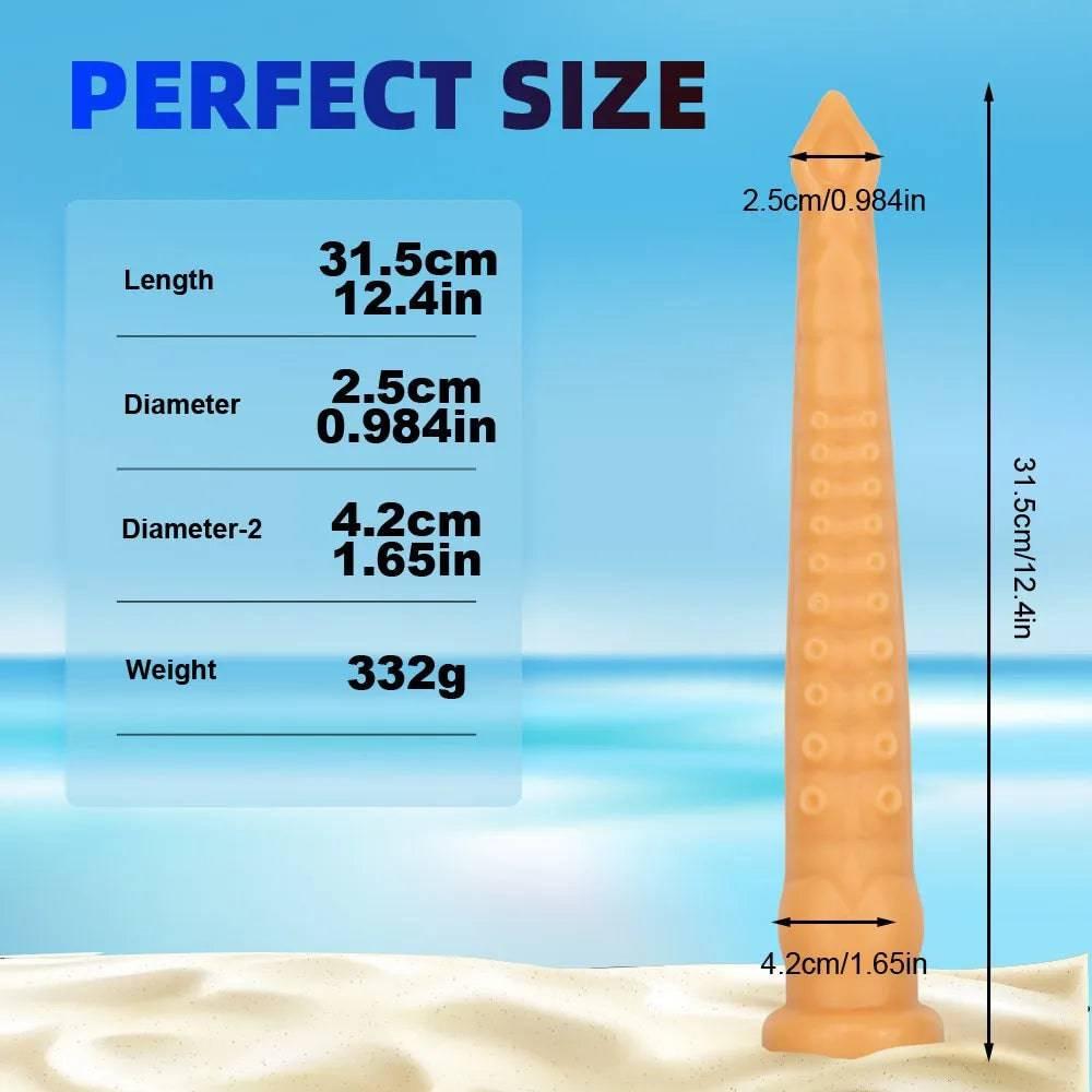 22-Inch Long Tentacle Anal Plug – Huge Liquid Silicone Butt Plug with Suction Cup - Passion Pulse Adult