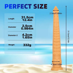 22-Inch Long Tentacle Anal Plug – Huge Liquid Silicone Butt Plug with Suction Cup - Passion Pulse Adult