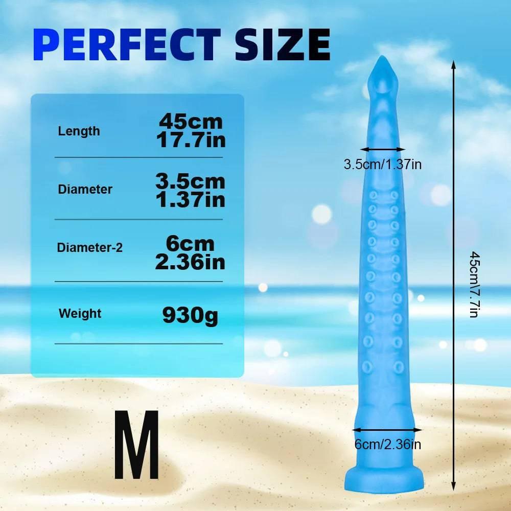 22-Inch Long Tentacle Anal Plug – Huge Liquid Silicone Butt Plug with Suction Cup - Passion Pulse Adult