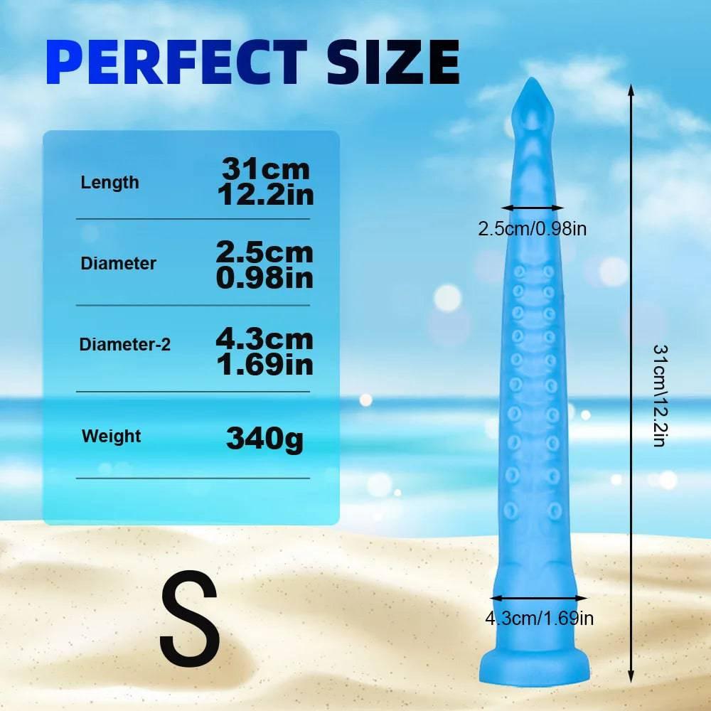 22-Inch Long Tentacle Anal Plug – Huge Liquid Silicone Butt Plug with Suction Cup - Passion Pulse Adult