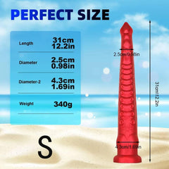 22-Inch Long Tentacle Anal Plug – Huge Liquid Silicone Butt Plug with Suction Cup - Passion Pulse Adult