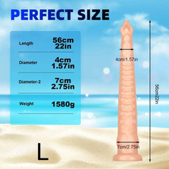 22-Inch Long Tentacle Anal Plug – Huge Liquid Silicone Butt Plug with Suction Cup - Passion Pulse Adult