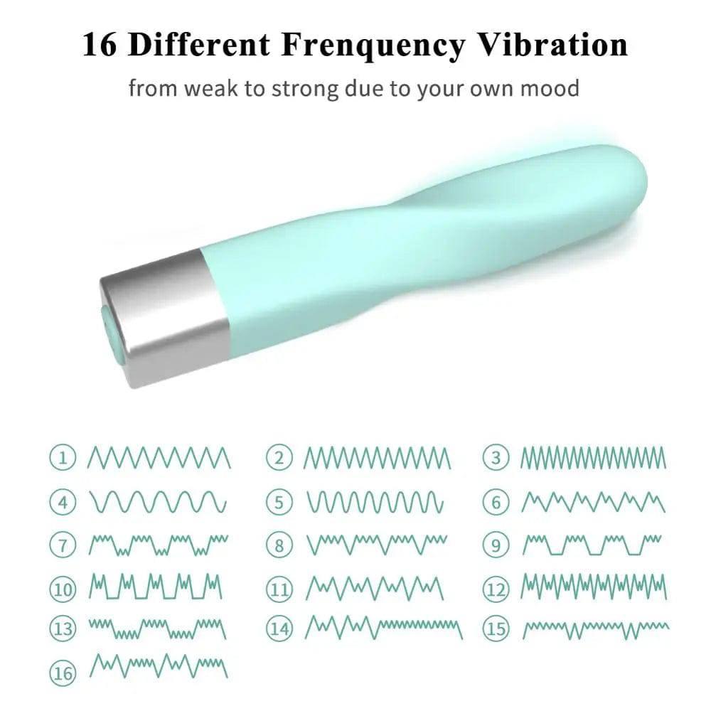 16-Speed Mini Bullet Vibrator: Compact Clitoral Stimulator for Women - Passion Pulse Adult
