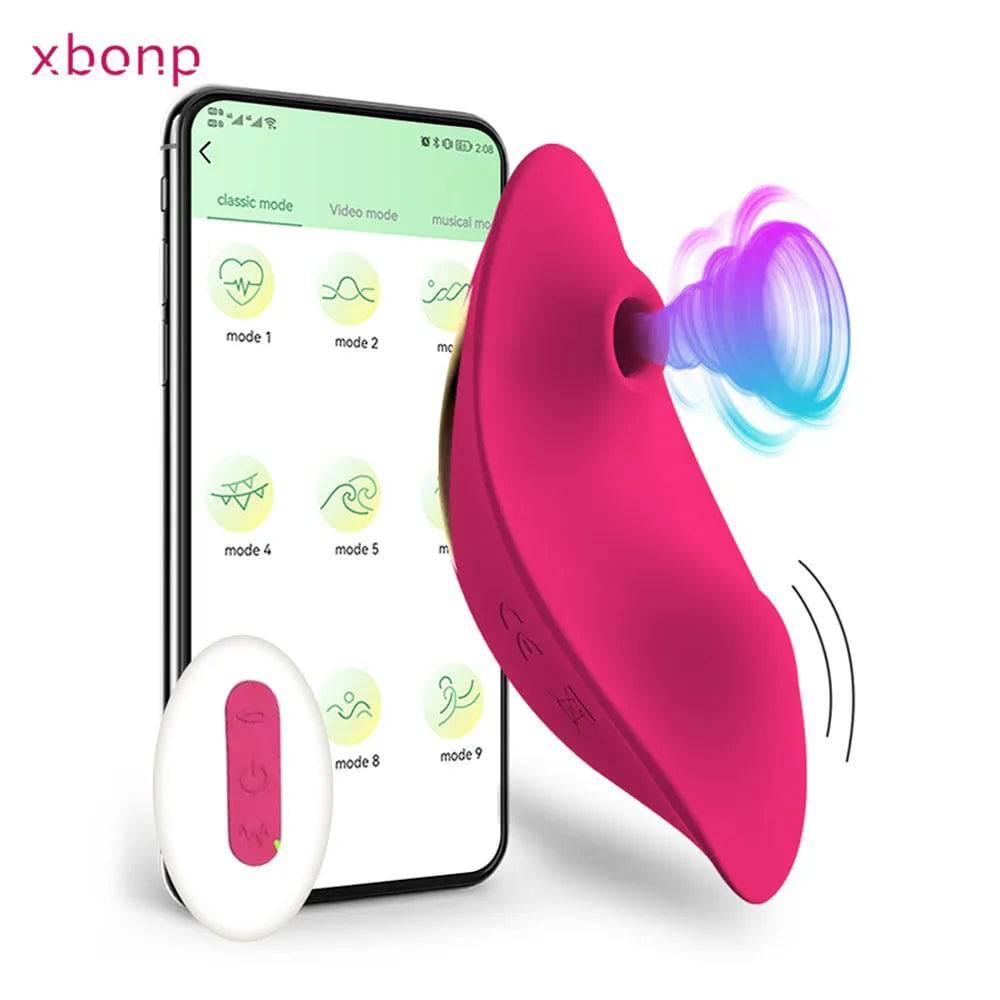 APP Bluetooth Wearable Sucking Vibrator - Passion Pulse Adult