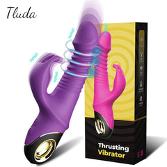 Rabbit Thrusting Vibrator – G-Spot & Clitoris Stimulator - Passion Pulse Adult