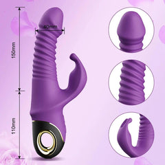 Rabbit Thrusting Vibrator – G-Spot & Clitoris Stimulator - Passion Pulse Adult