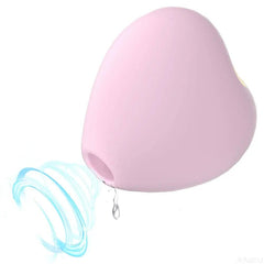 Heart-Shaped Sucking Vibrator – Clitoral & Nipple Stimulator for Women - Passion Pulse Adult