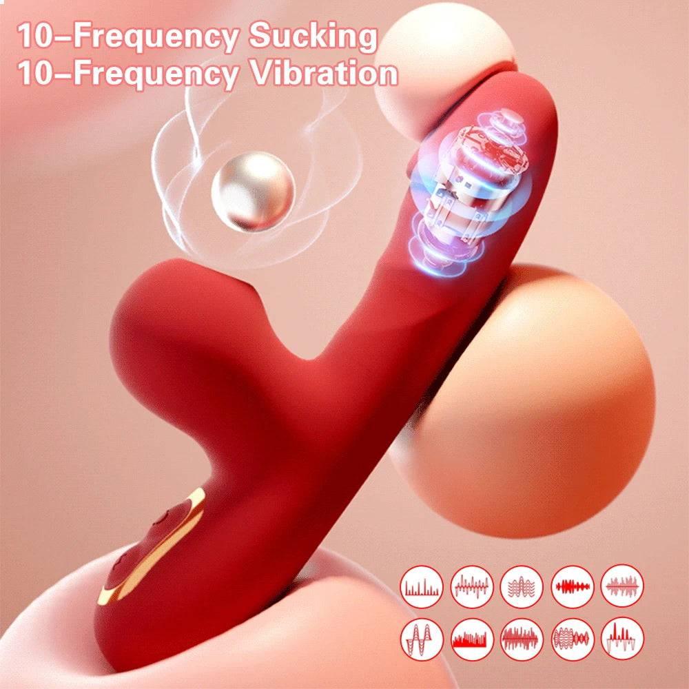 Heating G-Spot Vibrator with Clit Sucking - Passion Pulse Adult