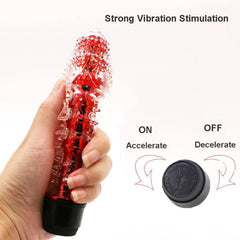 Realistic Jelly Dildo Vibrator - Passion Pulse Adult