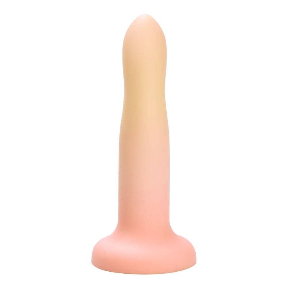 Realistic Liquid Silicone Dildo – Pink G-Spot and Anal Masturbator with Suction Cup - Passion Pulse Adult