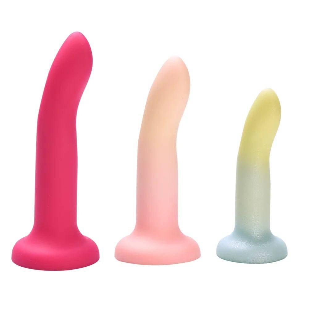 Realistic Liquid Silicone Dildo – Pink G-Spot and Anal Masturbator with Suction Cup - Passion Pulse Adult