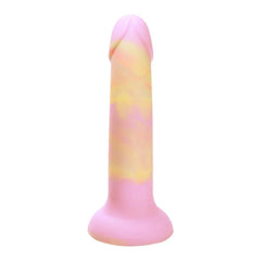 Realistic Liquid Silicone Dildo – Pink G-Spot and Anal Masturbator with Suction Cup - Passion Pulse Adult