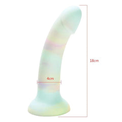 Realistic Liquid Silicone Dildo – Pink G-Spot and Anal Masturbator with Suction Cup - Passion Pulse Adult
