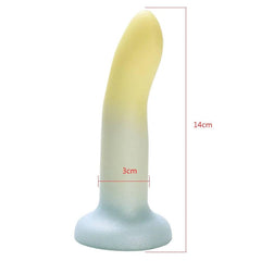 Realistic Liquid Silicone Dildo – Pink G-Spot and Anal Masturbator with Suction Cup - Passion Pulse Adult