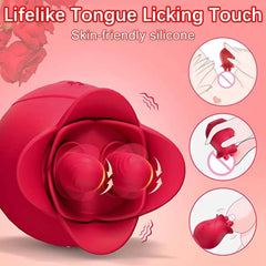 ROSE TONGUE™️ 3D Realistic Oral Sex Toy - Passion Pulse Adult