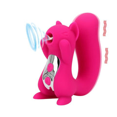 Squirrel 10-Frequency Tongue Licking Vibrator - Passion Pulse Adult