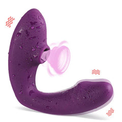 Sucking & Dual Dildo G-Spot Vibrator - Passion Pulse Adult
