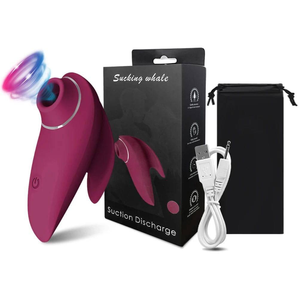 Sucking Vibrator for Women: Vibrating Sucker Oral Clitoris Stimulator, Sex Suction Toy - Adult Product - Passion Pulse Adult