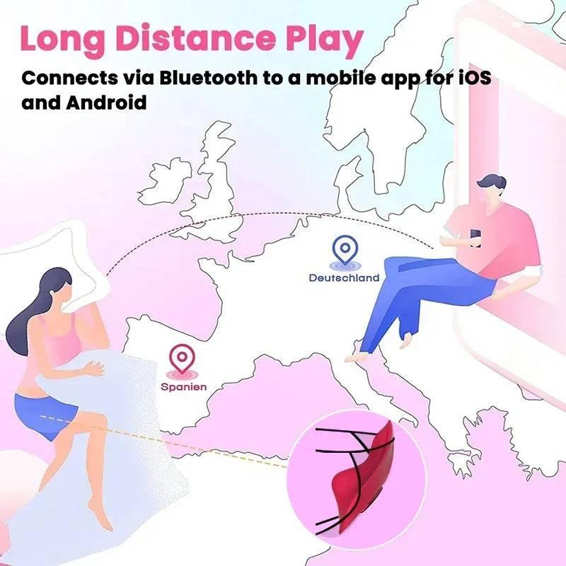 Wearable Panty Vibrator with APP Bluetooth Control - Passion Pulse Adult