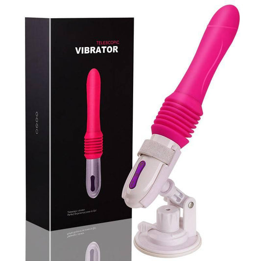Rechargeable Automatic Thrusting and Remote-Controlled Suction Cup Dildo for Women - Passion Pulse Adult