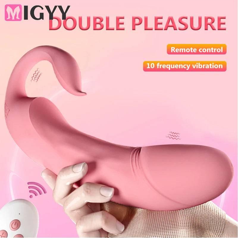 Wireless Remote-Controlled Dildo Vibrator - Passion Pulse Adult