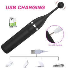 Female Clitoris Vibrator with 3 Caps – G-Spot Masturbation Massage - Passion Pulse Adult