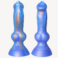 Soft Liquid Silicone Wolf Dog Dildo – Realistic Suction Cup Toy for Vaginal & Anal Play - Passion Pulse Adult