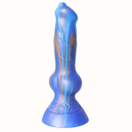 Soft Liquid Silicone Wolf Dog Dildo – Realistic Suction Cup Toy for Vaginal & Anal Play - Passion Pulse Adult