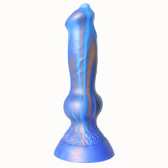 Soft Liquid Silicone Wolf Dog Dildo – Realistic Suction Cup Toy for Vaginal & Anal Play - Passion Pulse Adult