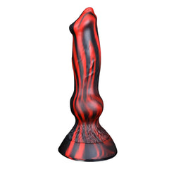 Soft Liquid Silicone Wolf Dog Dildo – Realistic Suction Cup Toy for Vaginal & Anal Play - Passion Pulse Adult