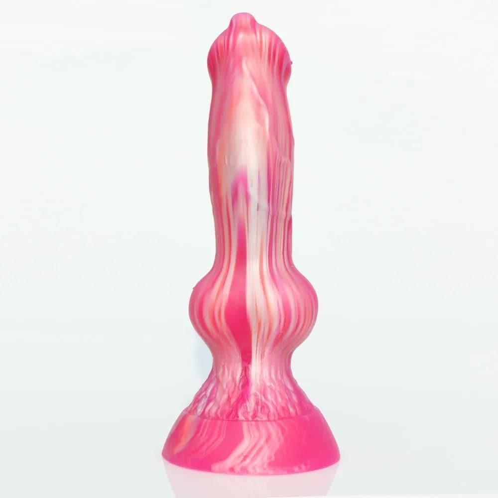 Soft Liquid Silicone Wolf Dog Dildo – Realistic Suction Cup Toy for Vaginal & Anal Play - Passion Pulse Adult