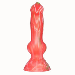 Soft Liquid Silicone Wolf Dog Dildo – Realistic Suction Cup Toy for Vaginal & Anal Play - Passion Pulse Adult