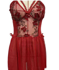 Embroidered Butterfly Cami Dress - Passion Pulse Adult