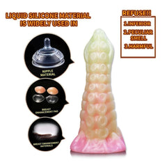 Monster Dildo with Powerful Suction Cup Octopus Tentacle Dick Sex Toy for Women Soft Elastic Skin Friendly Silicone Material - Passion Pulse Adult