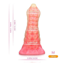 Monster Dildo with Powerful Suction Cup Octopus Tentacle Dick Sex Toy for Women Soft Elastic Skin Friendly Silicone Material - Passion Pulse Adult