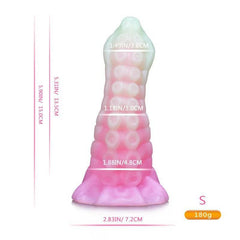 Monster Dildo with Powerful Suction Cup Octopus Tentacle Dick Sex Toy for Women Soft Elastic Skin Friendly Silicone Material - Passion Pulse Adult