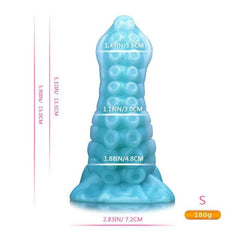 Monster Dildo with Powerful Suction Cup Octopus Tentacle Dick Sex Toy for Women Soft Elastic Skin Friendly Silicone Material - Passion Pulse Adult