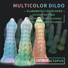 Monster Dildo with Powerful Suction Cup Octopus Tentacle Dick Sex Toy for Women Soft Elastic Skin Friendly Silicone Material - Passion Pulse Adult
