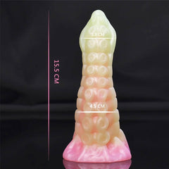 Monster Dildo with Powerful Suction Cup Octopus Tentacle Dick Sex Toy for Women Soft Elastic Skin Friendly Silicone Material - Passion Pulse Adult