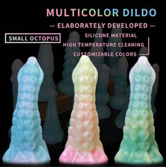 Monster Dildo with Powerful Suction Cup Octopus Tentacle Dick Sex Toy for Women Soft Elastic Skin Friendly Silicone Material - Passion Pulse Adult