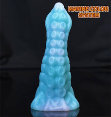 Monster Dildo with Powerful Suction Cup Octopus Tentacle Dick Sex Toy for Women Soft Elastic Skin Friendly Silicone Material - Passion Pulse Adult
