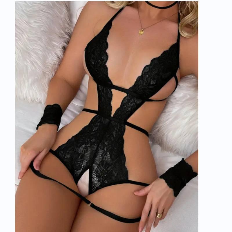 Provocative Lace Bodysuit - Passion Pulse Adult