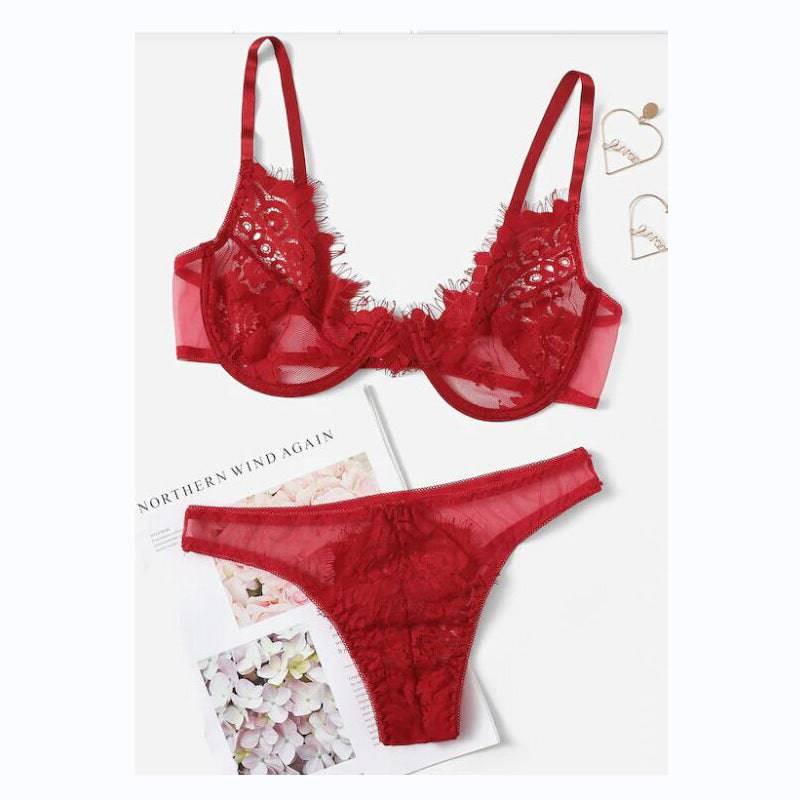 Ultra-thin transparent full lace comfortable underwear - Passion Pulse Adult