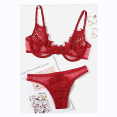 Ultra-thin transparent full lace comfortable underwear - Passion Pulse Adult