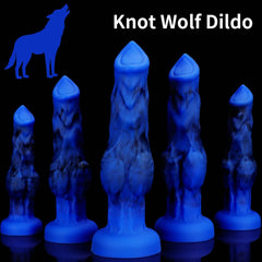 Silicone Dog Knot Dildo - Realistic Fantasy Toy for Women & Men - Passion Pulse Adult