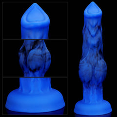 Silicone Dog Knot Dildo - Realistic Fantasy Toy for Women & Men - Passion Pulse Adult
