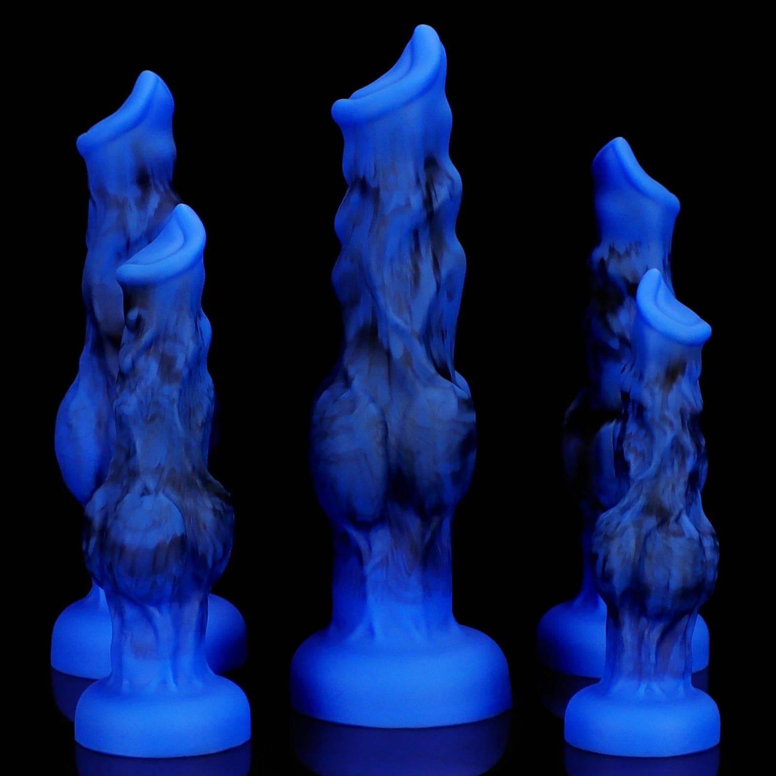 Silicone Dog Knot Dildo - Realistic Fantasy Toy for Women & Men - Passion Pulse Adult